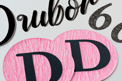Dos círculos rosas con letras DD en negro y caligrafía negra sobre fondo claro, renovar dni cuando esta caducado pasos y requisitos.