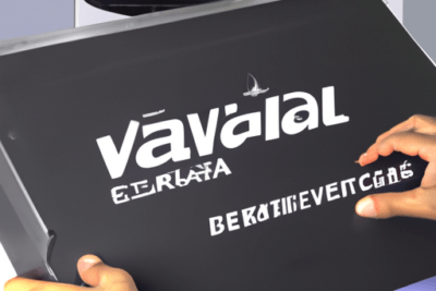 Manos sosteniendo un receptor satélite negro frente a una televisión, renovar viark sat caducado 2023 todo lo que necesitas saber para volver a disfrutar de tu receptor satelite