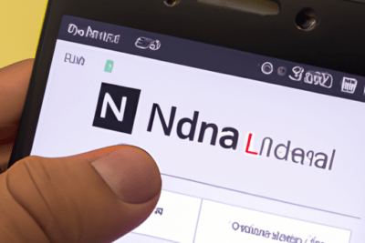 Mano tocando la pantalla del móvil mientras consulta 'se puede viajar con el dni caducado' en una web de trámites