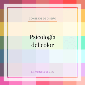 Composición cuadriculada en tonos pastel con un marco central y el texto Psicología del color que resalta el significado del color salmon explorando simbolismo y psicologia.