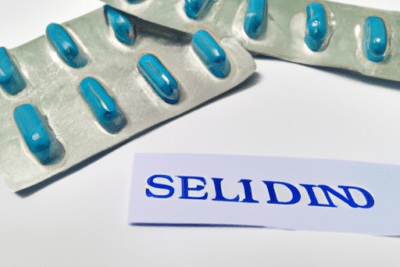 Blíster de pastillas azules con etiqueta visible sildenafilo 100mg caducado que debes saber