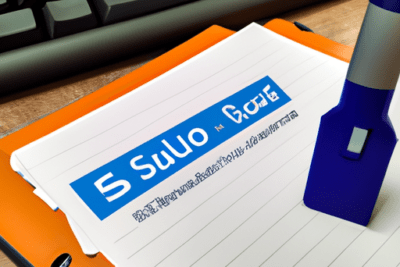 Cuaderno, carpeta naranja, teclado y marcador en escritorio ilustrando una solucion para renovar una suscripcion caducada de office 365 guia paso a paso.