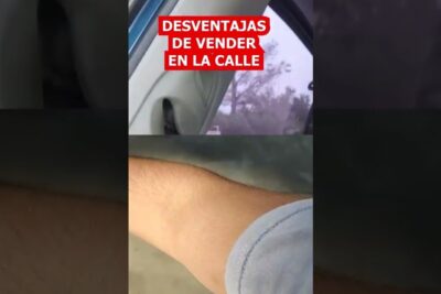 Antebrazo con manga remangada dentro de un vehículo y rótulo sobre desventajas, sujetador quemado 1