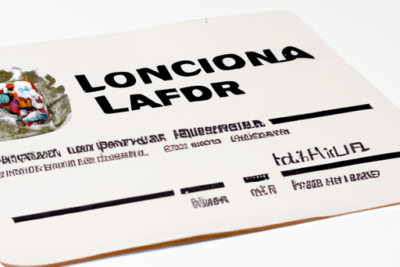 Primer plano de un carnet de conducir con escudo y texto parcialmente borroso, tengo el carnet de conducir caducado hace 7 anos consecuencias y como renovarlo