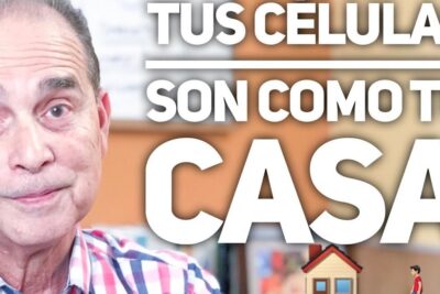 Miniatura educativa con retrato y texto grande sobre todo lo que necesitas saber acerca de la alimentacion de las celulas mostrando la idea 'Tus células son como tu casa'