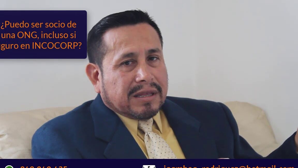 Hombre sentado en traje en entrevista con texto sobre todo lo que necesitas saber sobre el significado de ong.