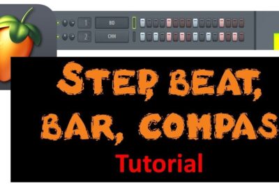 Imagen tutorial de FL Studio con step beat y secuenciador mostrando bar y compás, todo lo que necesitas saber sobre que significa beat.
