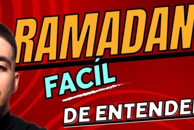 Miniatura en fondo rojo con texto 'RAMADAN', palabras 'FÁCIL' y 'DE ENTENDER' junto a el retrato de un joven y todo lo que necesitas saber sobre que significa ramadan