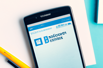 Smartphone con interfaz bancaria sobre escritorio y bolígrafo, ilustrando tu firma digital de bankia ha caducado como renovarla y mantenerte seguro