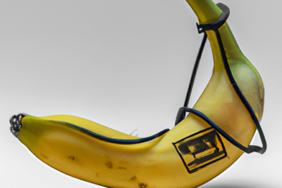 Banana con precinto y etiqueta que plantea un producto caducado se puede consumir descubre la verdad detras de los alimentos vencidos