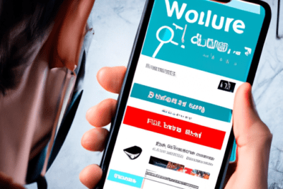 Mano sosteniendo un móvil con una app de anuncios y listados visibles, ideal para recuperar wallapop la venta caducada que no te interesa perder.
