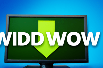 Monitor con flecha verde de descarga y texto en pantalla, windows xp caducado que hacer con tu viejo sistema operativo